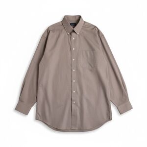 Roundtree & Yorke Gold Label Full Fit Taupe Dress Shirt 16.5 33